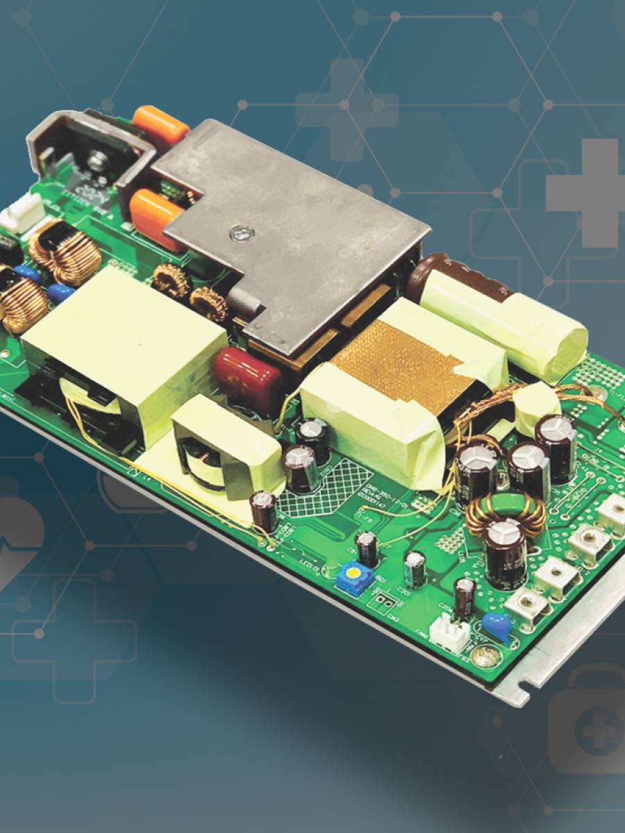600 Watt Medical Power Supply with Low 1.09” Profile